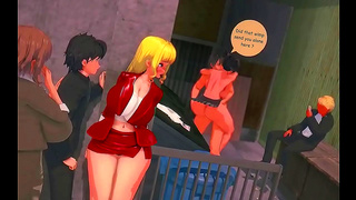 Voluptuous Anime Vixen Rides Wild Until Overflowing creampie