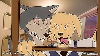 Legoshi Dominates Jack in Fiery Furry Clash – Beastars Lust Ignites