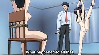 Strict Sensei Disciplines Rebellious Students in Steamy BDSM Classroom Fantasy