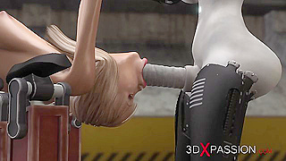Android Tempts Human Lover with Secret Oral Desires in Steamy Sci-Fi Tryst
