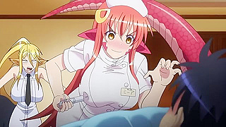 Sick Guy Healed by Harem Girls Busty Care in Steamy Hentai Fantasy