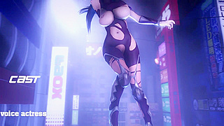 Ninja Warriors Subdued by Giant Cock Beasts in Steamy Taimanin Encounter