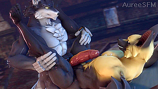 Wolf Dominates His Vampire Mate Under Full Moon – Hot Furry Romance