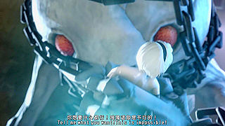 2B Ambushed by Shadowy Foes in Steamy Nier Escape Attempt