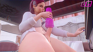 Busty Trans Queen Claims Timid Femboy Princess in Hot Forbidden Tryst