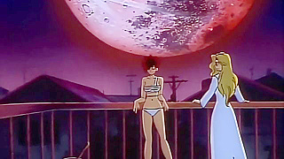Vampire Fights Back Against Lustful Demons in Neon-Lit City Showdown