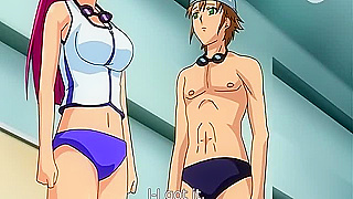 Busty Swimmer Tempted by Lustful Coach in Hot Hentai Pool Tryst