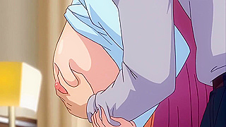 Stepmom Twins Secret Lesson with Their Lustful Hentai Tutor at Home