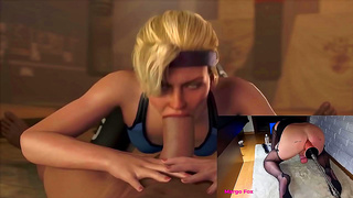 Silver Fox Tempts with Busty Allure Before Taking Hard Cock From Behind