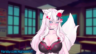 Anya Drenched in Desire Takes Hard Dick in Hot Hentai Beach Action