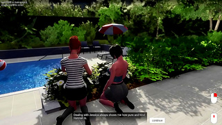 Couple Explores Steaming Hot 3D Hentai Worlds in Sensual Visual Novel Fantasy