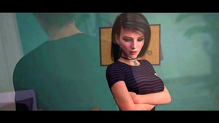 Anime Lovers Share Steaming 3D Romance Fueled by Hot Oral Desire