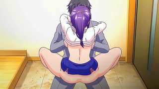 Curvy Yariman Dominates Shy Otaku in Hot Hentai Bedroom Battle