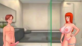 Girlfriend Embraces Forbidden Pleasure with Massive Cock in Hot Hentai Tryst