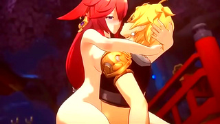 Blonde Wife Teases Obsessed Anime Fan While Husband Burns With Desire