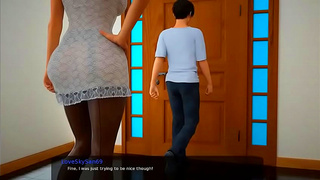 Curvy Hentai Babe Gags on Cock Before Explosive Creampie Finale