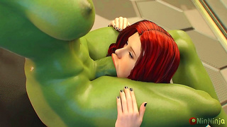 Seductive Anime Goddess Devours Cock Gets Pounded Hard in Hot Encounter