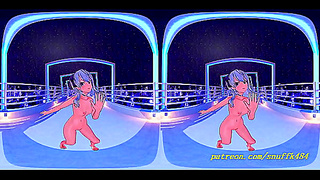 Suiseis Seductive Naked Dance in VR180 – Hot Hololive 3D Encounter