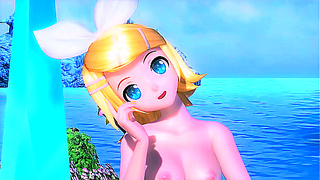 Rin Kagami Indulges in Tempting Desires Under Neon Lights – Mikus Allure Unleashed