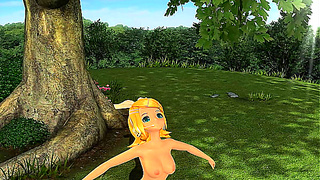 Rin Teases Miku in Sensual VR Fantasy – A Forbidden Idol Tryst