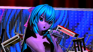 Miku Tempts Fate with Sensual Beats in Hot Project Diva Encounter