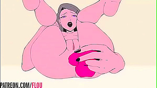 Lesbian Lovers Share Steamy Dildo Play in Vivid Hentai Fantasy