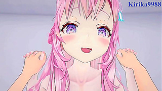 Hakui Chloes Steamy VR Romance Ignites in Wild Hololive Fantasy