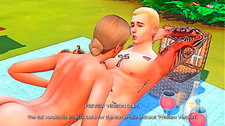 Sunbathing Beauty Tempts Fate in Steaming Hot 3D Hentai Fantasy