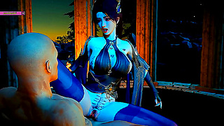 Cao Ying Impaled by Massive Dick in Hot 3D Hentai Action