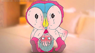 Piplup Tempts Bulma with Naughty Moves in Hot Pokmon DBZ Encounter