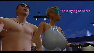 Wife Tempted by Boss in Sultry Sims 4 Affair Scene