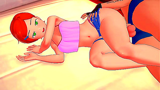Gwen Succumbs to Forbidden Desire in Seductive 3D Hentai Encounter