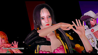 Boa Namis Seductive Dance Turns into Hot One Piece Hentai Action
