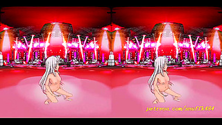 Ayames Sensual Dance Unfolds in Immersive VR180 MMD Fantasy