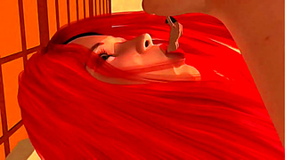 Tiny Lover Swallowed Whole by Seductive Giantess in Hot Vore fantasy
