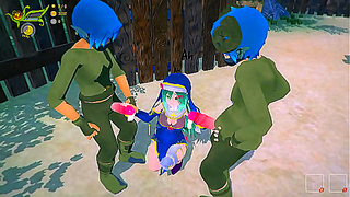 Step-Sisters as Nun Dominants Seduce Shemale Sub in 3D Hentai Adventure