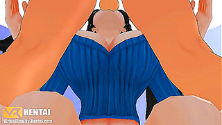 Robin Tempts Her Captain with a Sizzling Blowjob Voyage at Sea