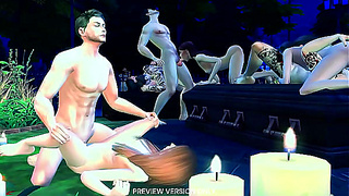 All Souls Night: steamy 3d anime lust unfolds in dark desire teaser