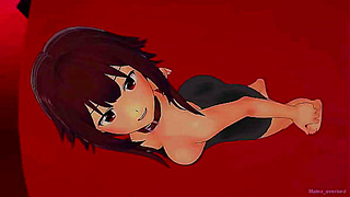Megumin Demands Hot Shower Fun After Casting Spells – Wild Ninja Nights