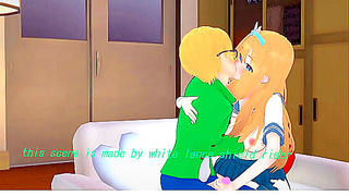 Lesbian Temptation Ignites in Koikatsu 3Ds Harem Frontline Ep. 3