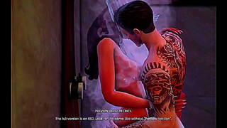 Fangs Roses E3 – Hot Vampire Lesbians Entwined in 3D Lustful Bite