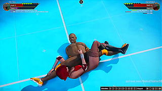 Rick Tracy Faces Off Against Tempting Rival in Naked Fighter 3D Clash