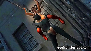 Harley Quinns Hot Outdoor Tryst with Poison Ivy in Stunning 3D Detail