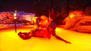 Succubus Seduces Innocent Witch in Steamy Hentai Ritual Gone Wild