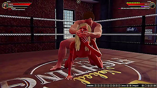 Emelia Clashes With Ethan in Steamy Nude Fight Scene – Naked Fighter 3D
