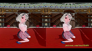 MMD VR Fantasia: Busty Virtual Idols Seductive 3D Dance Allure