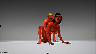 Adorable Lad Seduces Mysterious Dark Lover in Hot Hentai Tryst