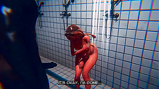 Gym Coach Seduces Student in Steaming Hot Shower – 3D Hentai Fantasy