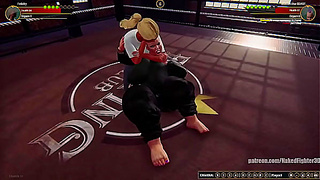 Felicity Faces Off Against Bolda the Beast in Naked Fighter 3D Duel
