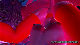 Voluptuous 3D Beauty Rides Hard in Steamy Anal Encounter